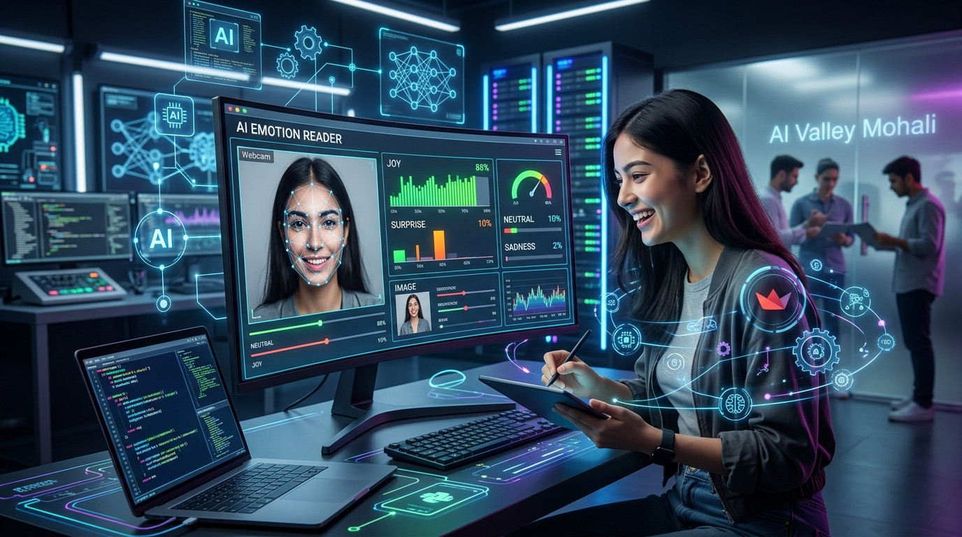Build an AI Emotion Reader: Python & Streamlit Tutorial | AI Valley Mohali