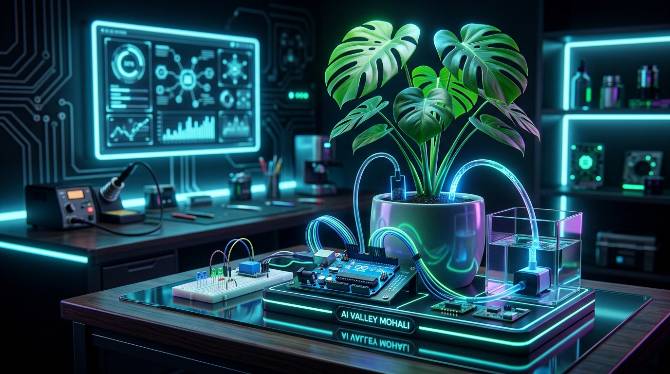 Build a Smart Plant Watering System: Step-by-Step Arduino Tutorial | AI Valley Mohali