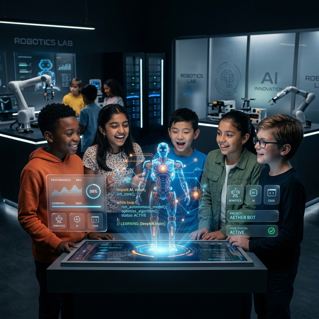 Build an AI Face Detector: Python Tutorial for Kids | AI Valley Chandigarh Tricity